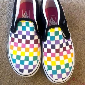 NWOB rainbow vans size 13